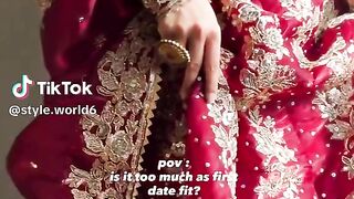 Latest Red Lengha Design