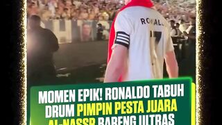 RONAL PIMPIN  PESTA JUARA AL-NASSR TABUH DRUM BARENG ULTRAS