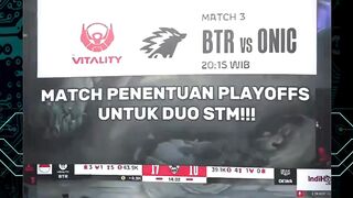 2 match penentuan menuju playoffs buat tim bigetron dan juga alterego☠️