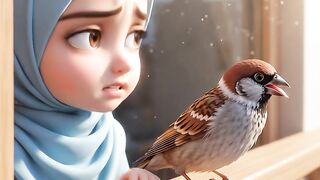 ছোট্ট চড়ুই পাখিটি কেন কাঁদছিল ???? Islamic Cartoon Bangla