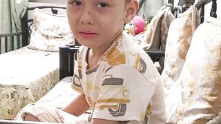 the little kids cry