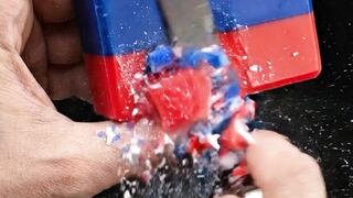 Russia Flag Soap Crumbles Like Ice ❄️???????? #shorts