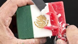 Mexico Flag Soap Crumbles Con Fuerza ???????????? #shorts