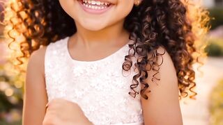 Cute Baby Girl sings