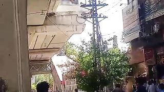 Metro bus fire