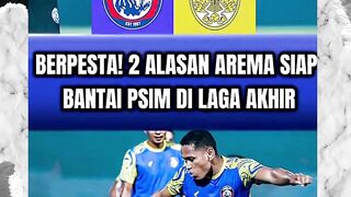 BERPESTA! 2 Alasan arema kalahkan psim yogyakarta di pekan terakhir