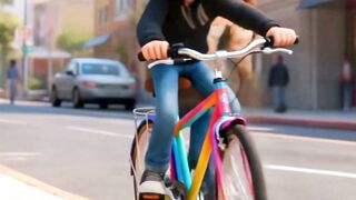 Spiderman vs Bike Thief Chase Scene