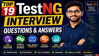 TestNG Interview Questions and Answers  #aliazizqualityeducation