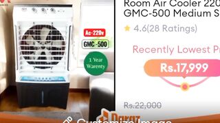 Room Air Cooler 220v GMC-500 Medium Size