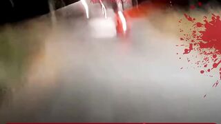Detik-Detik Kamera Rekam Sosok Misterius Berdiri di Atas Motor Ojol