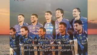 Persib Bandung resmi raih hattrick juara Liga Indonesia untuk pertama kalinya dalam sejarah!
