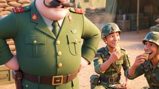 Funny Army Tea Party ???? | Soldier Captures Snacks Like Enemies | #shorts #viral #funny