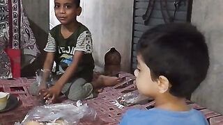 Sweet Moments Of Two Cute Little Brothers ????‍????‍????