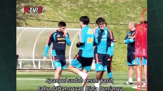 Tak ada nama pemain Madrid di skuad Piala Dunia Spanyol ????