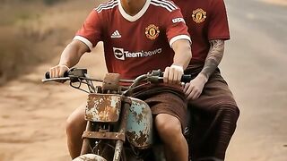 Ronaldo and Messi #fyp #foryoupage #fyppppppppppppppppppppppp #messi #tiktokmyanmar #ai #funny