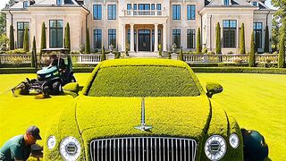 Nythera Luxury Sedan Topiary Transformation ???? Ultra Realistic Timelapse