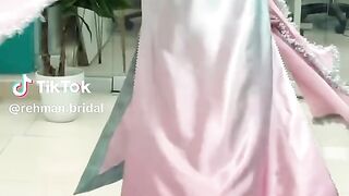 New Two Colours Silk Dress