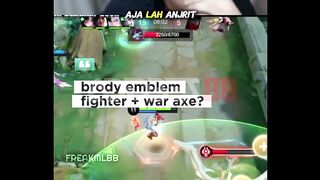 Build Brody War Axe dari Cadera ternyata tebel banget.