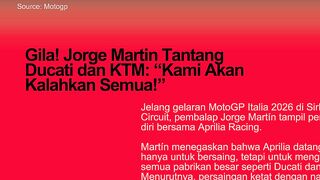 Bikin Geger MotoGP! Martin Tak Takut Ducati, Siap Hancurkan Rival di Mugello