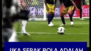 ???????? Jika tendangan bebas biasanya
