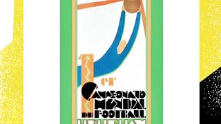 Mulai dari Uruguay 1930 dengan gaya ilustrasi manual