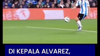 Kepercayaan Álvarez kepada Messi adalah campuran antara data statistik (akurasi Messi)