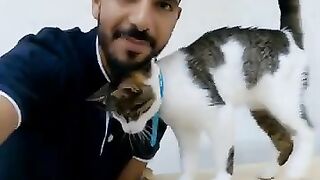 The love that will fill your life when you rescue a cat.