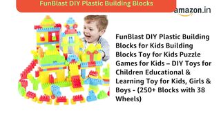 FunBlast DIY Plastic Building Blocks for Kids
