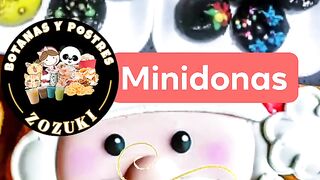 MINIDONAS ZOZUKI !... ARTE EN BOMBON , BY POSTRES Y BOTANAS ZOZUKI