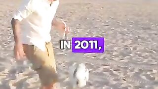 David Beckham Unbelievable Feat Footballs Trash Cans Beach
