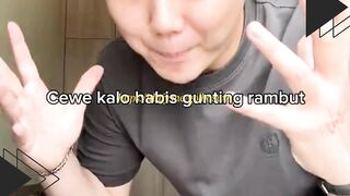 Suka suka yang punya rambut aja ????