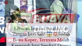 Bawa koper liburan, malah kepergok istri di stasiun! Tiket hangus, rahasia terbongkar! #Viral #Drama