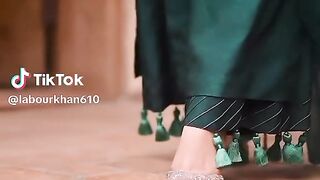 Bottle Green Colour Dress 2