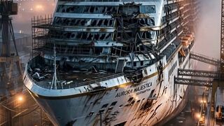 From a storm-damaged giant trapped in cold industrial dry docks