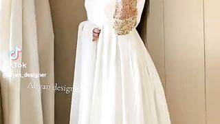 Beautiful White Party special Dress