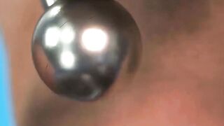 Why You Should Never Touch A Battery To A Nose Ring ???? #Shorts #Science #Dangers