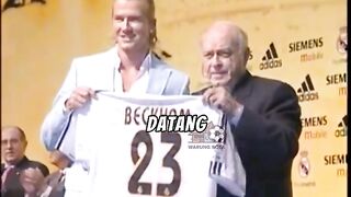 Satu pertanyaan real madrid yang bikin beckham TERDIAM!????
