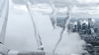 Rainy weather flight
