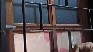 Paste a blackout windows glass sticker