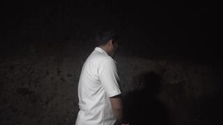 A Glimpse of the Past - Japanese Cave, Bandung, ghost illustration