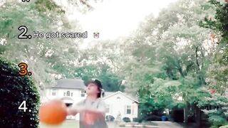 Exploding basketball...
