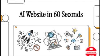 AI BUILDS WEBSITE FASTER  1OX