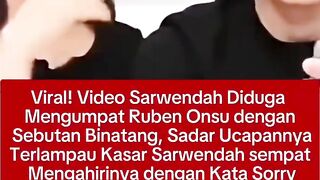 Video of Insulting Ruben Onsu Goes Viral, Sarwendah Apologizes to Children and Fans