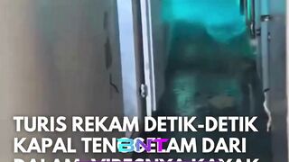 Berasa Syuting Titanic! Turis Rekam Detik-Detik Menegangkan Kapal Pesiar Kandas dan Terendam Air di Fiji