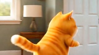 This Fat Cat Cleans the House Better Than Humans! The Results Surprise Many! ????