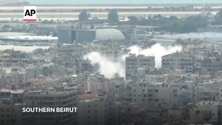 Israel strikes Beirut's southern suburbs without warning