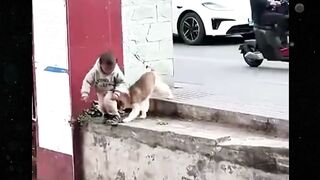 Tak Berubah Sikap #innocent #puppy #kids #childhood #dog