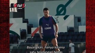 Hanya karena tendangan bebas melesat keluar lapangan, nyawa Ronaldo bisa terancam di Amerika ????