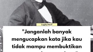 Orang yang salah membawa pendukung, orang yang benar membawa bukti.