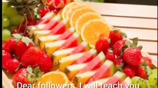 FruitPlatter #FoodStyling #FruitArt #Reels